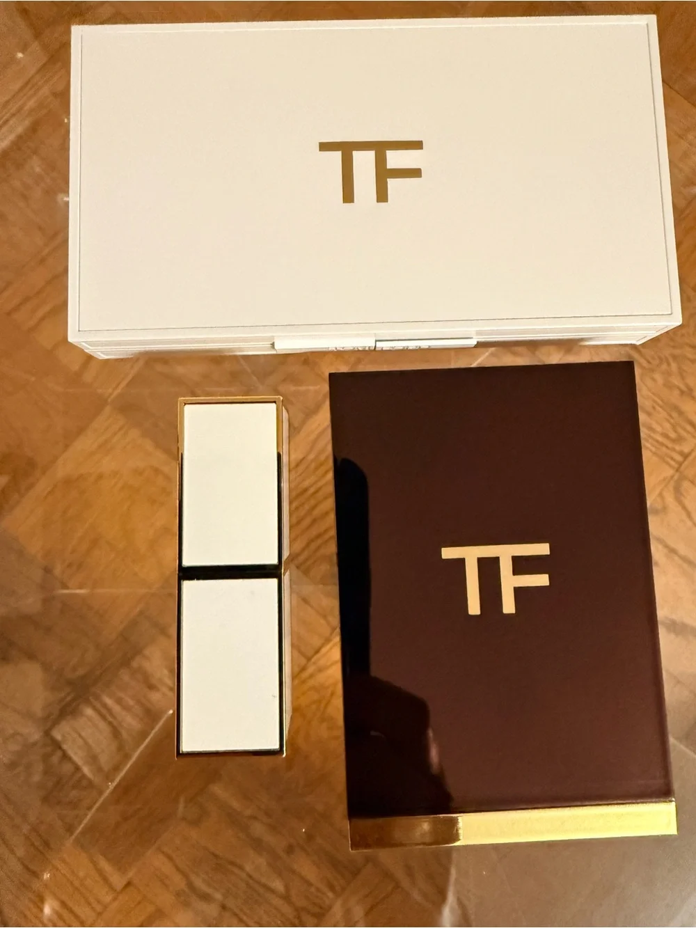Tom Ford Luxury Makeup Bundle - Raw Desire Palette, Eye Quad & Bambou Lipstick